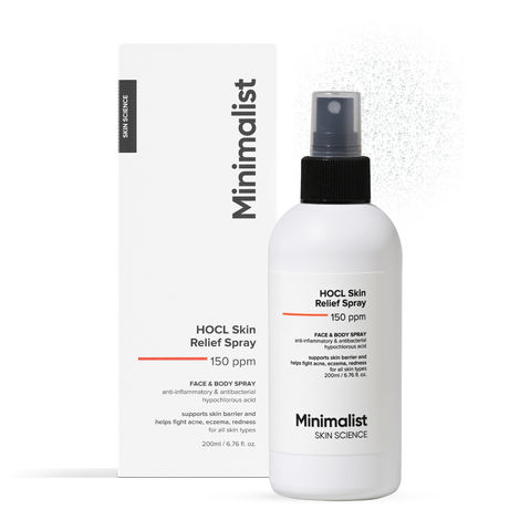 Minimalist Hocl Skin Relief Spray 150Ppm