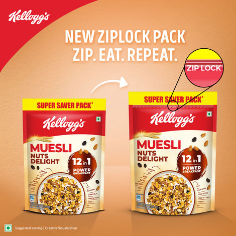 Kellogg's Muesli Nuts Delight 12-in-1 Power Breakfast