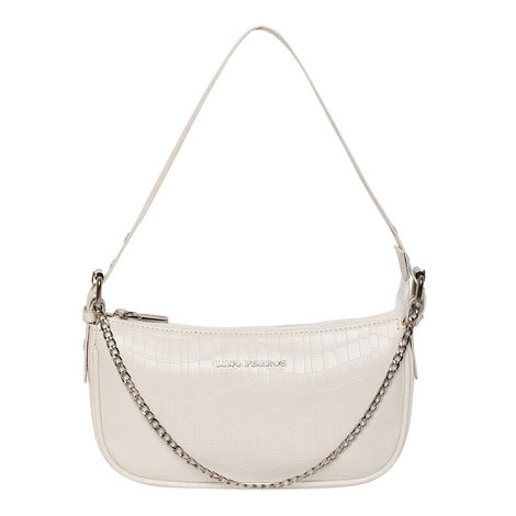 Lino Perros Women's Solid Hand Bag | White