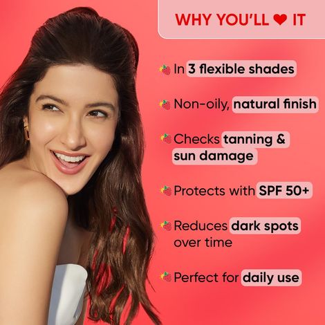 Dot & Key Strawberry Dew Tinted Sunscreen SPF 50+ PA++++ - 03 Sand