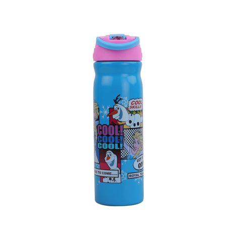 Disney Frozen Sleek Straw Sipper Water Bottle With Handle.-Hmyxsb 85321-Fz - 500ml