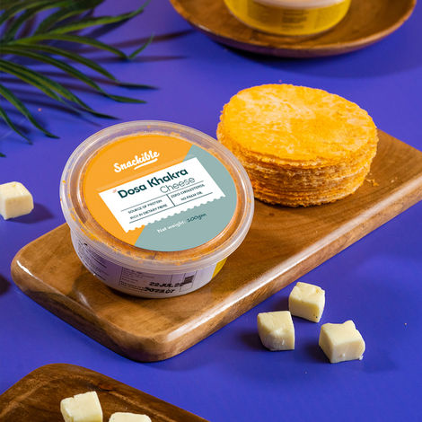 Snackible Cheese Dosa Khakra | Millet Snack
