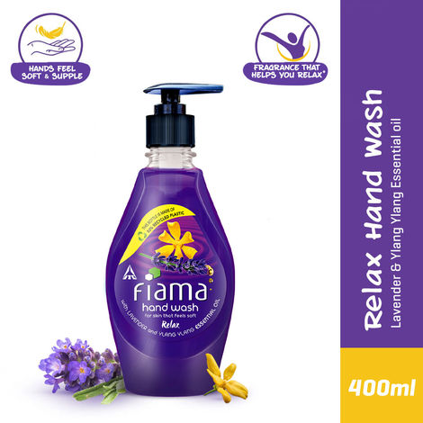 Fiama Relax Hand Wash, 400 ml Bottle, Lavender & Ylang Ylang
