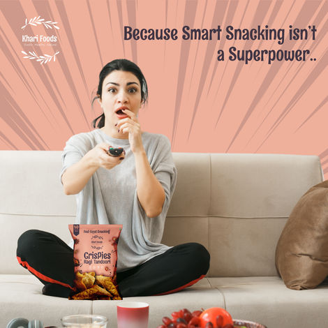 Khari Foods Tandoori Ragi Crispies Chips - No Palm Oil