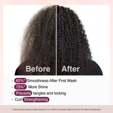 Bare Anatomy Curl Defining Gel For Curl Retention & 2X Frizz Protection Coconut Oil & Castor Oil