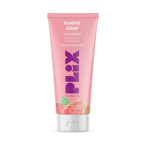 Plix Guava Glow Cleanser for Glowing Skin and Deep Hydration