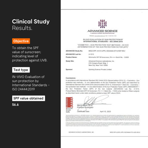 Minimalist SPF 50 PA++++ Multi- Vitamin Sunscreen Broad Spectrum No- White Cast Light Weight For Men & Women