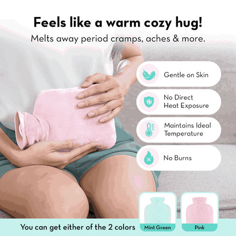 Plush Hot Water Bag-Cuddle Buddy With Removable Cover