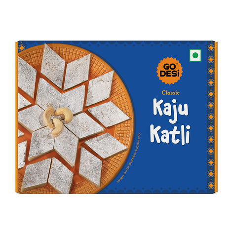 Kaju Katli Classic | Kaju Barfi | Sweets | By GO DESi