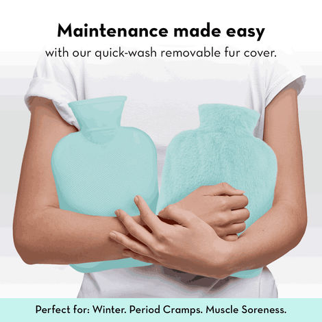 Plush Hot Water Bag-Cuddle Buddy With Removable Cover