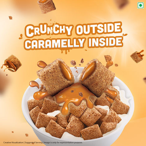 Kellogg's Chocos Fills | Caramel flavoured | 0% Maida | Multigrain
