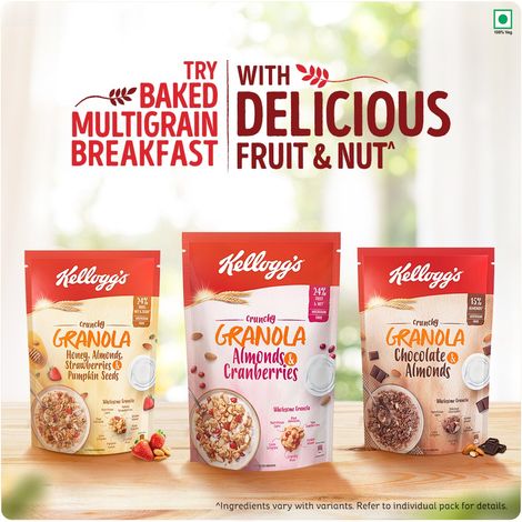 Kellogg's Almonds And Cranberries Granola