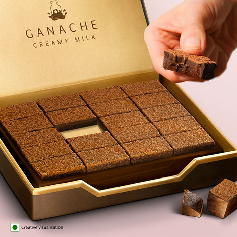 Fabelle Ganache Creamy Milk- 20 Smooth Handcrafted Chocolate Cubes