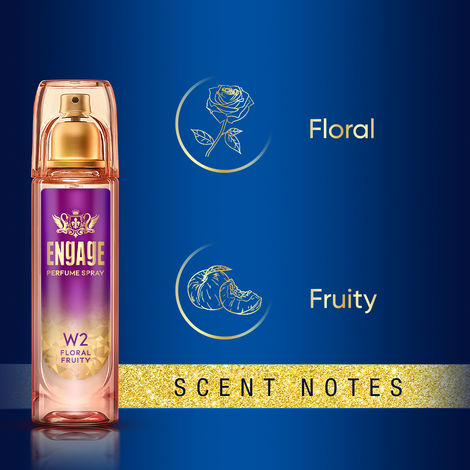 Engage W2 Perfume For Women, Floral & Fruity Fragrance, Skin Friendly (120ml) & Ferrero Rocher Gift Pack (50g) Combo