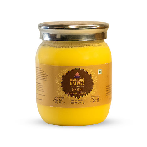Himalayan Natives Organic Bilona Cow Ghee Jar