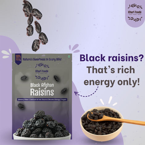Khari Foods Black Raisins Dried