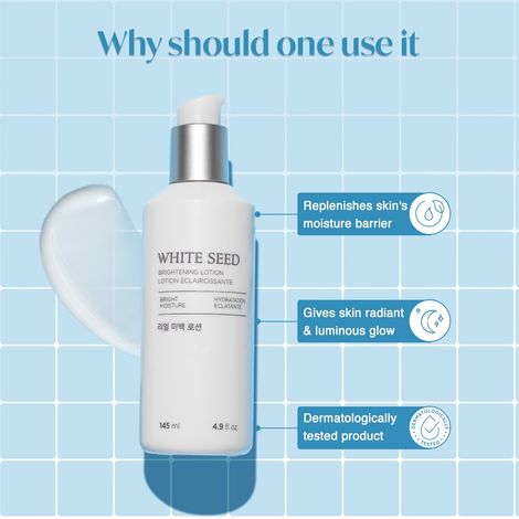 The Face Shop White Seed Brightening Lotion, Face Cream With Niacinamide