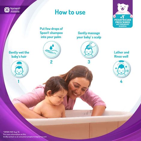 Tedibar Family Spoo Shampoo Gentle Cleanser For Your Baby's Scalp & Hair