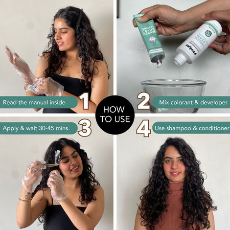 Paradyes Natural Black Timeless Hair Tint, Permanent Crème Hair Colour - 1.0 Natural Black