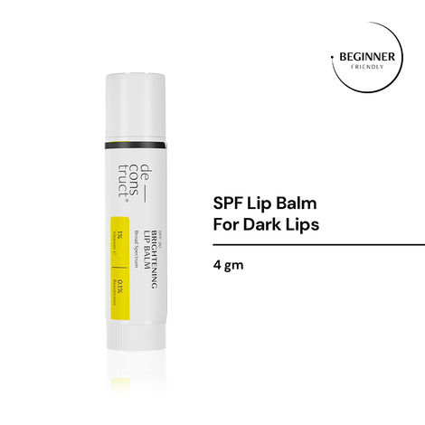 Deconstruct Brightening Lip Balm with 1% Vitamin C|SPF 30 |Hydrates & Brightens Dry & Pigmented Lips