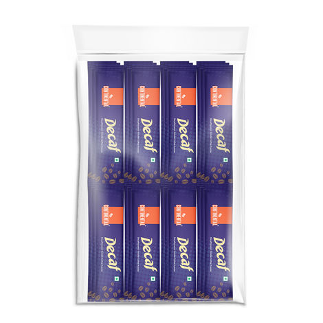 Continental Decaf | Decaffeinated Coffee Powder | Instant Coffee | Sachet