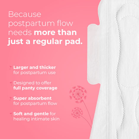 Nua Comfort Maternity Pads 400mm XXXL | For Postpartum Flow
