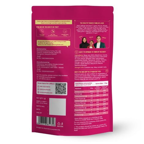 Troovy Healthy High Protein Mix Veggie Chips (No Palm Oil, No Chemicals)