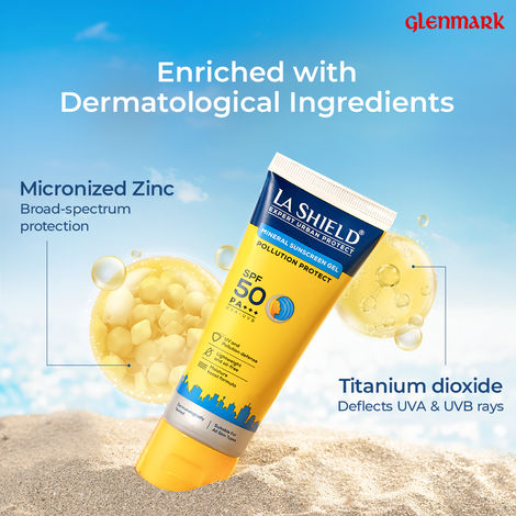 La Shield Pollution Protect Mineral Sunscreen Gel SPF