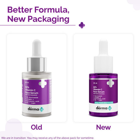The Derma Co 10% Vitamin C Face Serum Reduces Pigmentation & Glowing Skin For All Skin Types