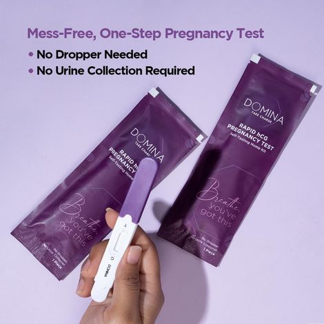 Domina Rapid Pregnancy Test Kit - 99% Accuracy & Easy to Use