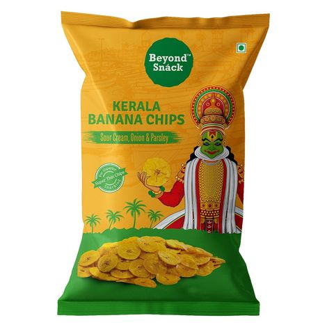 Beyond Snack Kerala Banana Chips - Sour Cream, Onion & Parsley