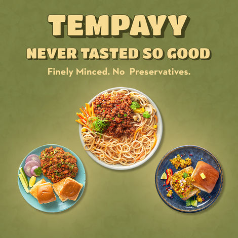Hello Tempayy 15g Protein Tempeh Crumbles - Low Fat & High Fibre | Soy Tempeh