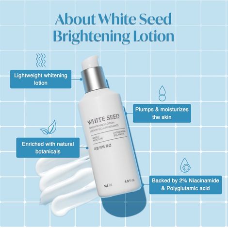 The Face Shop White Seed Brightening Lotion, Face Cream With Niacinamide