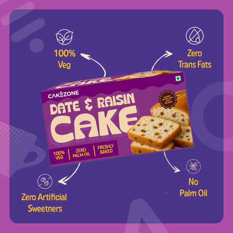 CakeZone Date & Raisin Cake