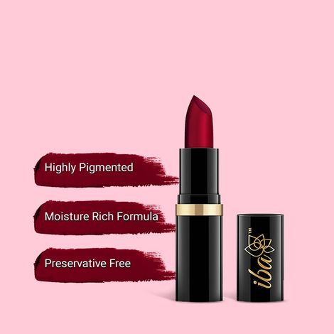 Iba Pure Lips Moisturizing Lipstick for Women - A65 Ruby Touch