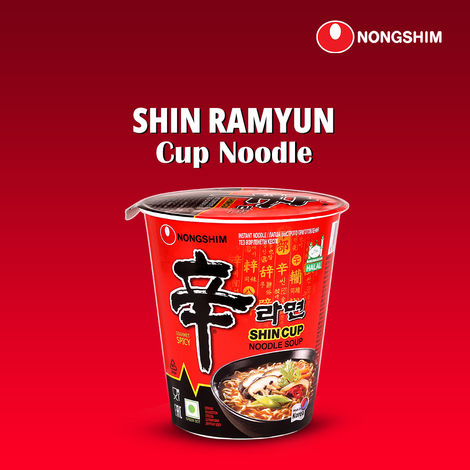 Nongshim Korean Shin Cup Noodle Soup Non Veg Combo