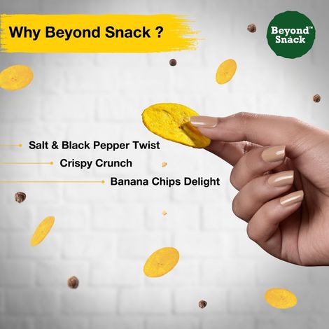 Beyond Snack Kerala Banana Chips - Salt & Black Pepper