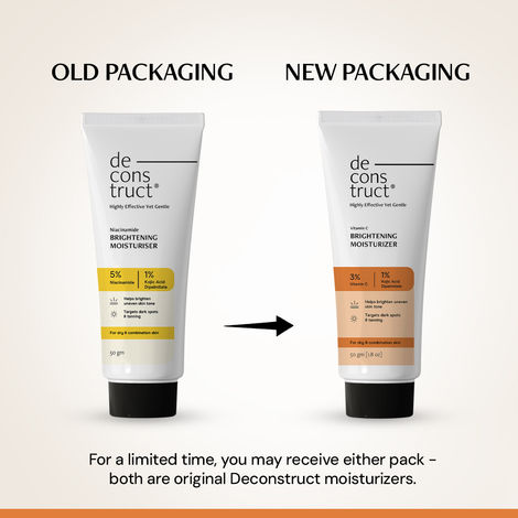 Deconstruct Brightening Moisturizer- 5% Niacinamide + 1% Kojic Acid + 5% Vitamin C