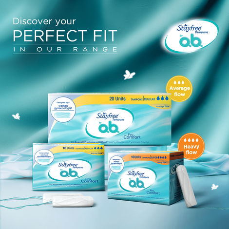 Stayfree OB-Super Pro Comfort Tampons 10s