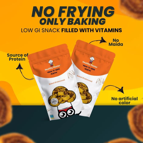 Healthy Master Baked Bhakarwadi