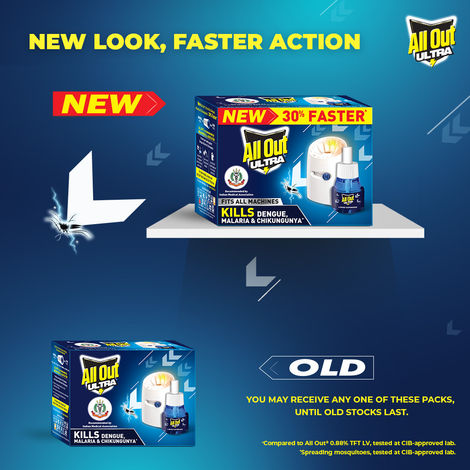 All Out Ultra Liquid Vaporizer Mosquito Repellent | Machine + Refill