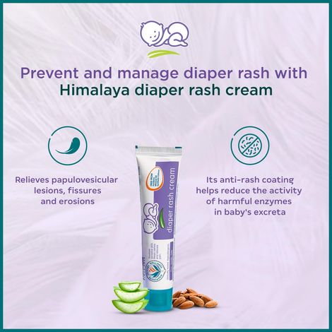 Himalaya Baby Diaper Rash Cream Relieves Rashes Reduces Redness & Irritation
