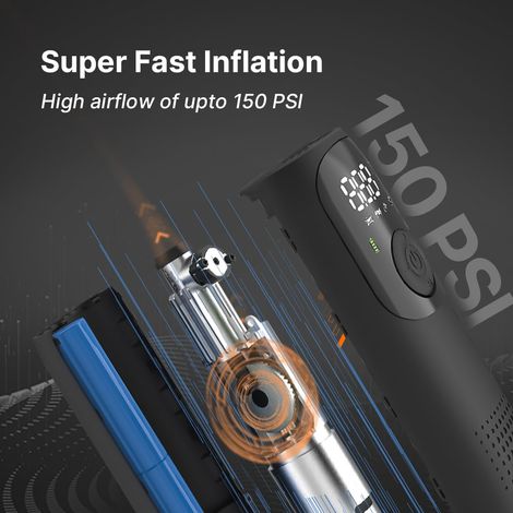 Qubo Smart Tyre Inflator |Cars & Bikes from Hero Group