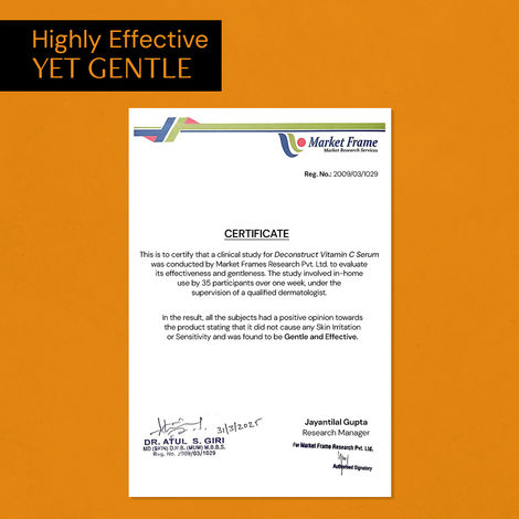 Deconstruct 10% Vitamin C Serum | Non-Irritating, Non-Sticky | Brightens & Even Tone | No Purging