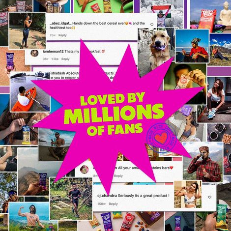 Yoga Bar High Protein Muesli,Fruits & Nut,Packed With Apple, Almonds & Super Seeds