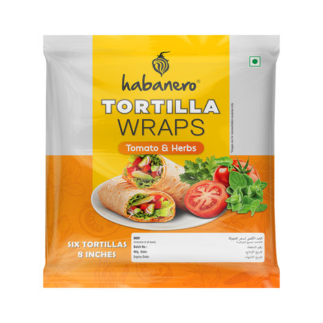 Habanero Tomato & Herbs Tortilla Wraps