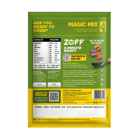 Zoff 5Mins Gravy Magic Mix
