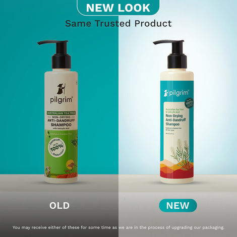 Pilgrim Tea Tree Non-Drying Anti-Dandruff Shampoo Helps remove Dandruff for Men & Women