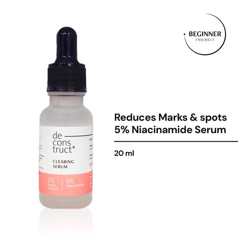 Deconstruct Niacinamide Serum|Multi-Benefit Serum | Pigmentation, Acne Marks, Dark Spots & Tanning