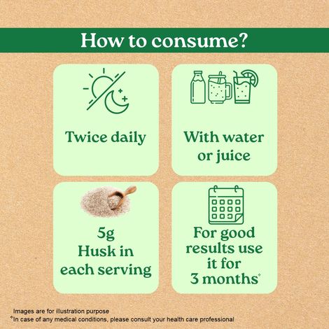 Organic India Whole Psyllium Husk Isabgol Powder